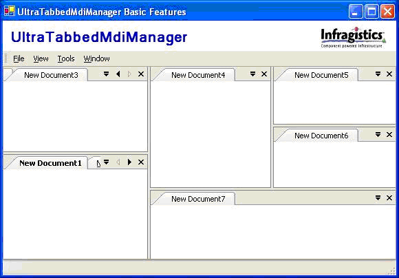 nested tab groups in ultratabbedmdimanager