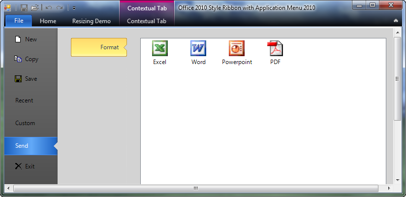 Whats New WinToolbarsManager Office 2010 Style Application Menu 1.png