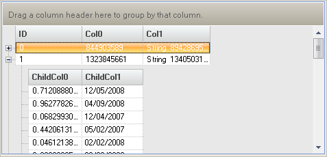 example of wingrid showing results of code listed above.