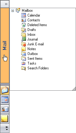 ultraexplorerbar outlook 2007 navigation pane can now be collapsed