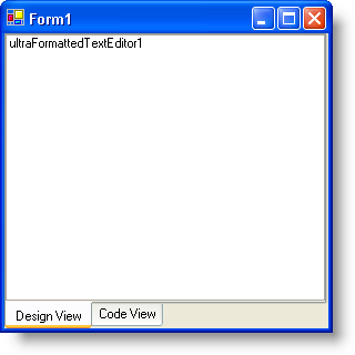 form design for switching between design view and code view