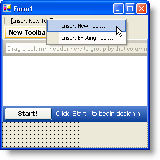 ultratoolbarsmanager design time new tool insertion