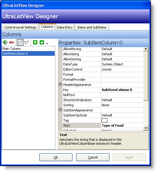 Ultralistview designer