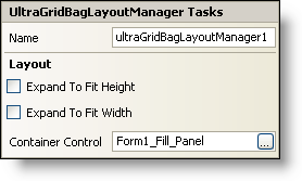 ultragridbaglayoutmanager's smart tag