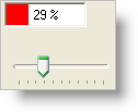 shows ultraprogressbar with flat coloring used in the indicator