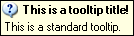 ultratooltipmanager's standard tooltip with a title
