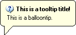 ultratooltipmanager's balloontip with a title