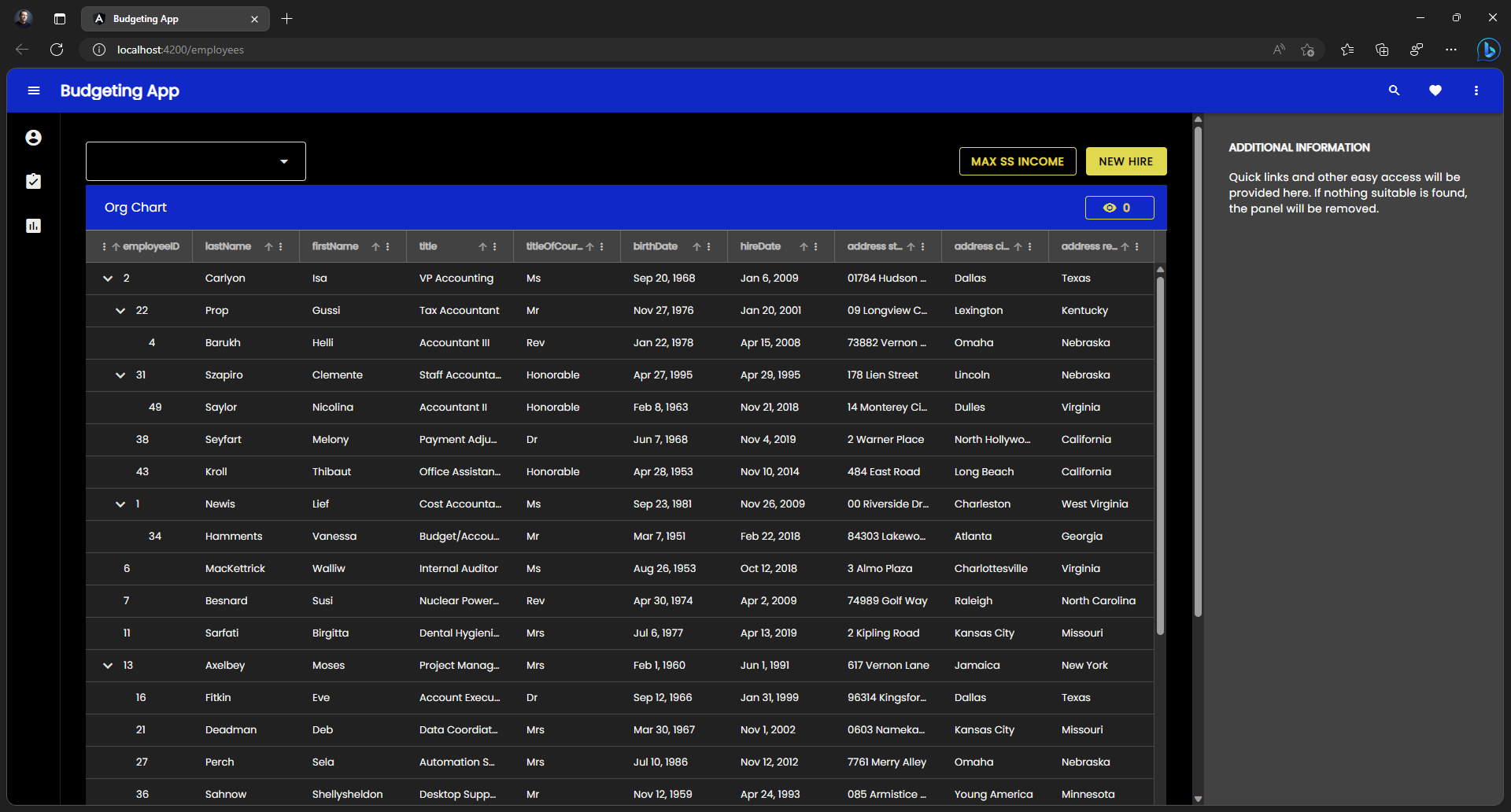 Customizing Color Schema Dark