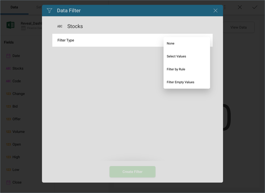 GlobexFilterSelectValues_All