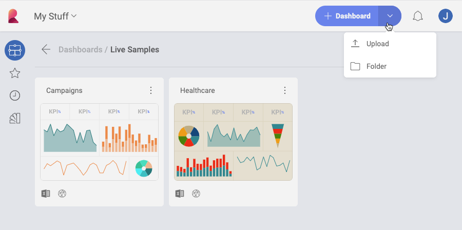 Create a folder option