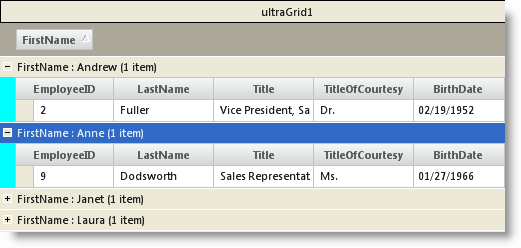 WinGrid Styling Rows and Row Connectors in Outlook Group By Mode 03.png