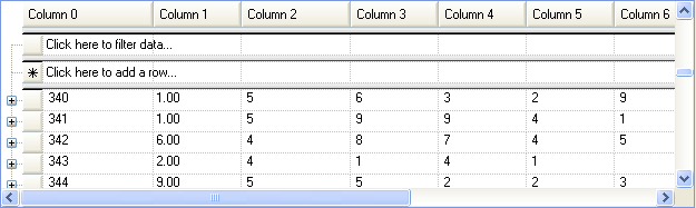 special row separator in ultragrid