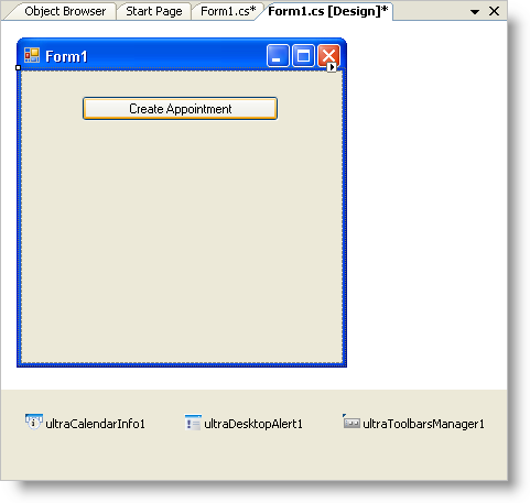 displaying a ultradesktopalert window when a winschedule reminder comes due