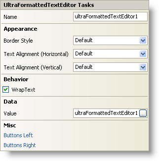 smart tag for winformattedtexteditor