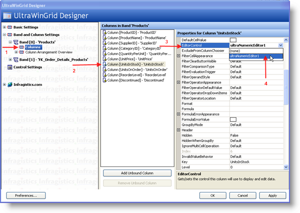 using any windows forms control as a drop down inside ultragrid