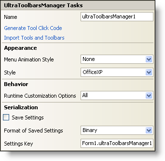 ultratoolbarsmanager's smart tag