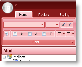 you can now blend a custom color with office 2007 style color scheme