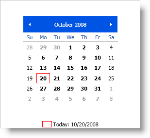 xamMonthCalendar Adding xamMonthCalendar to a Window Using XAML 01.png