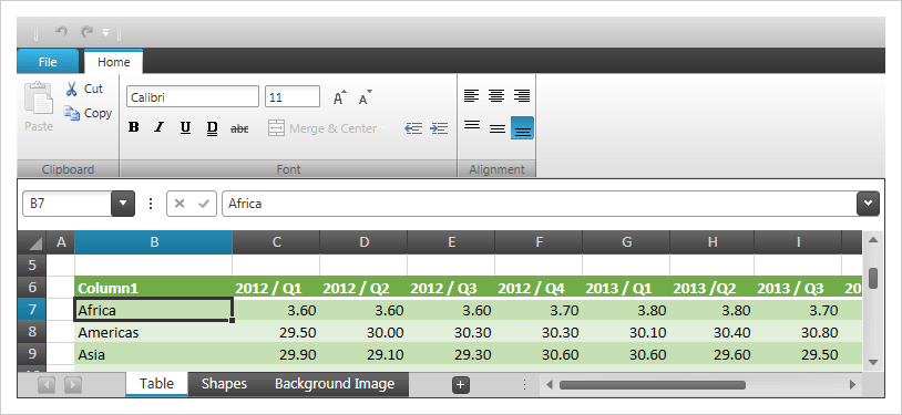 Excel Editing and Formatting